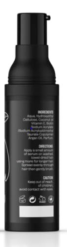 Tribal Chimp 1oz Hair Serum for Day and Night Hair Care - Argan Oil, Coconut Oil, and Biotin for Dry, Frizzy, and Damaged Hairs - Hydrating, Nourishing and Strengthening Serum