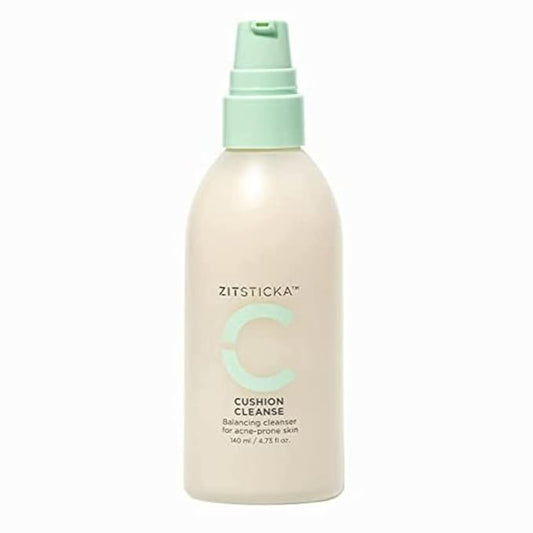 ZitSticka CUSHION CLEANSE Hydrating Facial Cleanser for Sensitive, Breakout-Prone Skin, Non-Stripping, Barrier-Boosting | 140ml / 4.7 oz (Pack of 1)