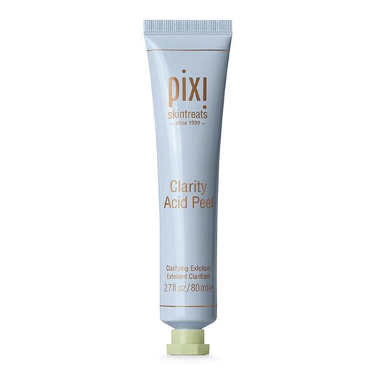 Pixi Clarity Acid Peel | Gentle Exfoliator with AHA, BHA & Probiotics | Purifies, Hydrates & Minimizes the Appearance of Pores | 2.7 fl oz/80 ml