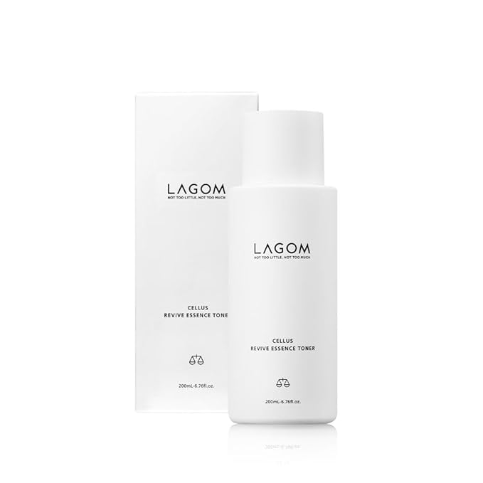 LAGOM Cellus Revive Essence Toner for Natural Replenishment with 3-Layer Hyaluronic Acid,Face Calming, Soothing, All Skin 6.76 Fl Oz
