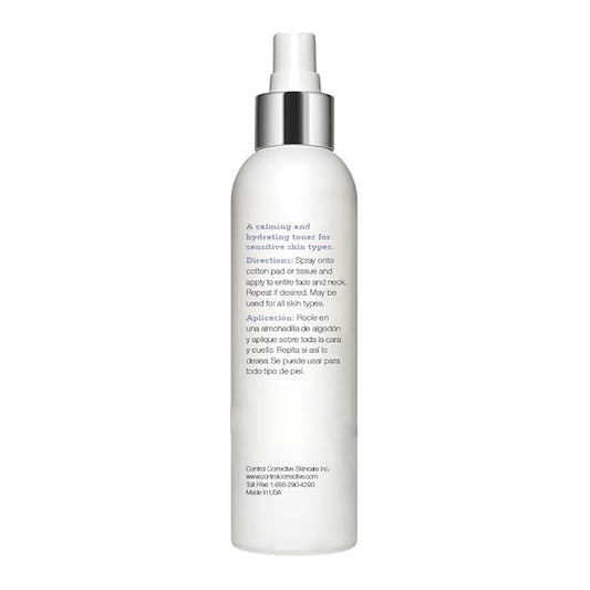 Control Corrective Sensitive Skin Tonic with Aloe, 6.7 Fl Oz - Calms Overstimulated Or Reddened Skin Types, Soothing & Sedating with Aloe Vera & Chamomile Extracts, Refreshing, Relaxing, Replenishing