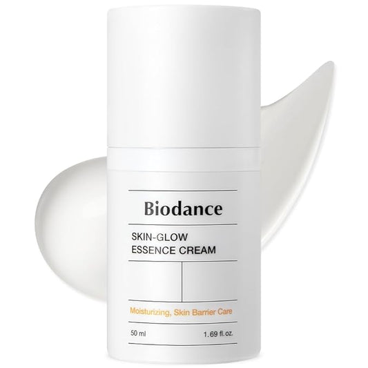 BIODANCE Skin-Glow Essence Cream, Moisturizing, Anti-Aging, Hyaluronic Acid & Ceramide Facial Moisturizer, Korean Skincare | 1.69 fl.oz, 50ml