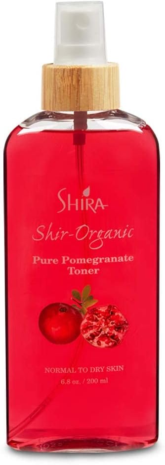 Shir 200ml - Pomegranate Facial Toner & Hydrating Mist - Natural Glow Toner for Women, Organic Brightening Toner for Daily Skincare, Suitable for All Skin Types, Refreshing & Hydrating