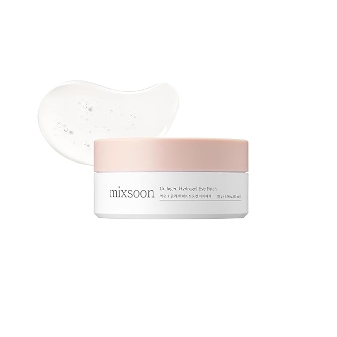 mixsoon Collagen Hydrogel Eye Patch 84 g / 2.96 oz. (30 pairs) Under Patch Hydrating Radiance Easy Patch fore Korean Glass SKin Care