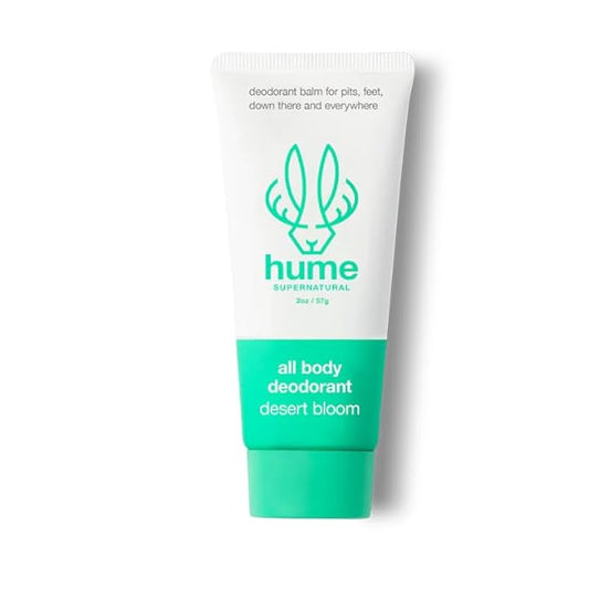 HUME SUPERNATURAL Foot Cream for Dry Cracked Heels and Feet – Moisturizing Heel Balm for Smelly, Callused, or StinkyFeet – CrackedFeet Treatment