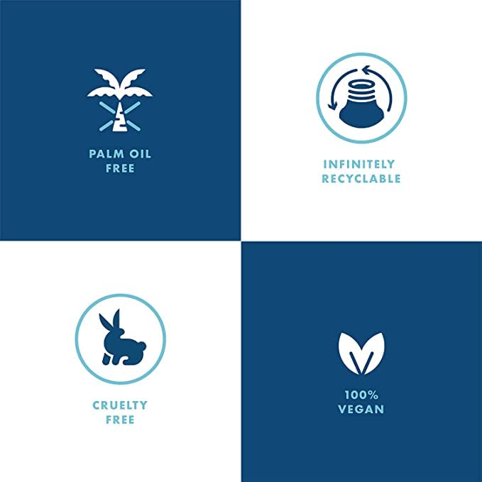 Hand in Hand Bar Soap, Nourishing Cleanser For All Skin Types, Organic Shea and Cocoa Butters, 5 Ounce, Vanilla & Oat Milk, Almond Creme Scent, 4 Pack