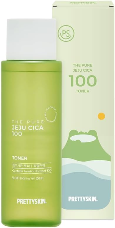 The Pure Jeju CICA Facial Toner 8.45fl.oz. | 100% Centella Asiatica Extract | Hydrating & Soothing Water-Type Toner | for Sensitive Skin | Korean Skincare