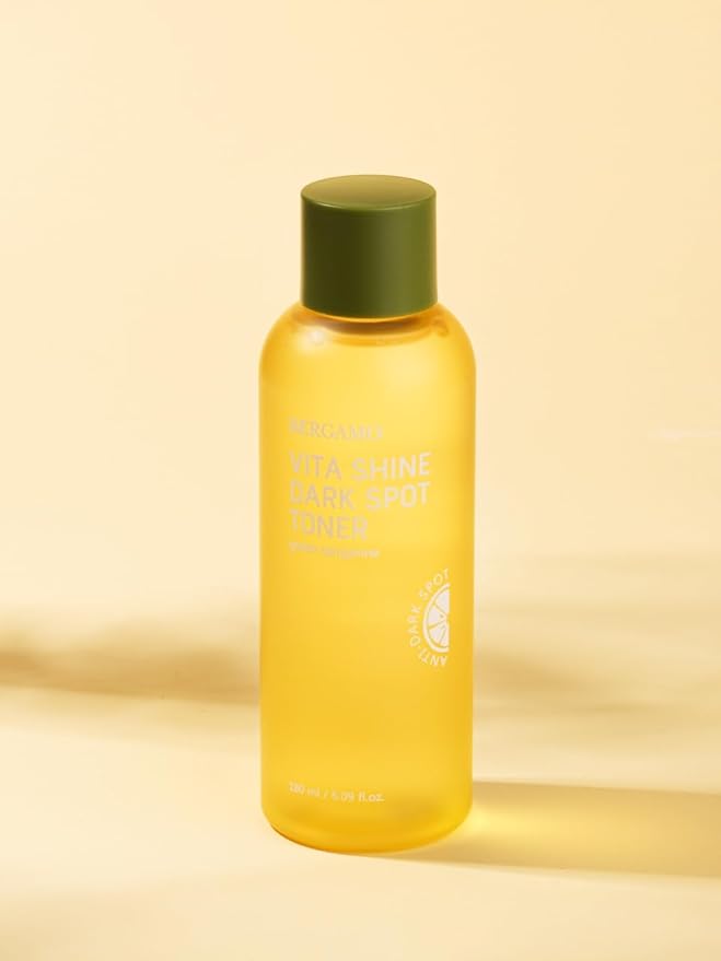 BERGAMO Green Tangerine Vita Shine Toner for Soothing, Hydrating, Face Moisturizer, Korean Skin Care, 6.09 fl.oz, 180ml