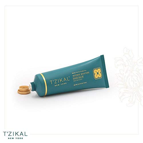 T'zikal Intense Moisture Hand Balm with Ojon Oil: Natural Hand Cream for Dry Cracked Hands, Cracked Hand Relief, Hand Cream for Women, Paraben Free
