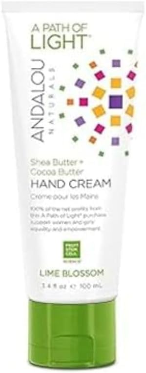 Andalou Naturals Lime Blossom Hand Cream, 3.4 Ounce