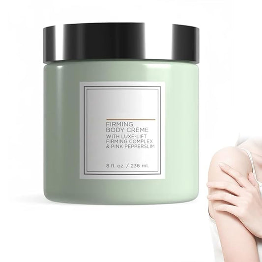 Champagne Lift & Firming Body Cream – Anti-Aging Skin Tightening Cream with Luxe-Lift Complex | Hydrates Dry Skin, Fights Crepey Skin on Arms & Legs (Sweet Almond Coconut)