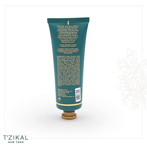T'zikal Intense Moisture Hand Balm with Ojon Oil: Natural Hand Cream for Dry Cracked Hands, Cracked Hand Relief, Hand Cream for Women, Paraben Free