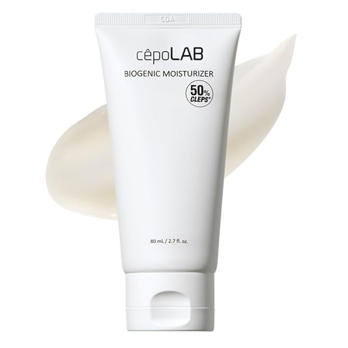 Biogenic Moisturizer with 50% CLEPS®, Daily Face Cream – Long-Lasting Hydration, Korean Skincare for All Skin Types, 2.7 fl.oz