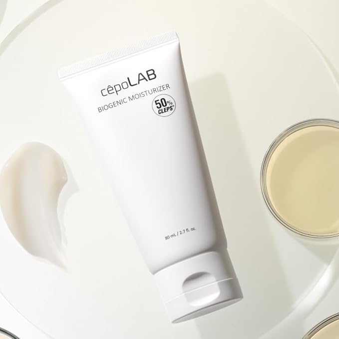 Biogenic Moisturizer with 50% CLEPS®, Daily Face Cream – Long-Lasting Hydration, Korean Skincare for All Skin Types, 2.7 fl.oz