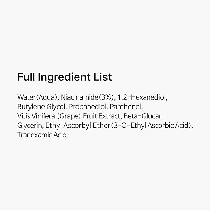 TIA'M Vita B3 Mist Toner, 6.76 fl oz, Glow Boosting Facial Spray with Niacinamide, Tranexamic Acid, and Vitamin C for All Skin Types, Hydrating & Refreshing, Korean Skin Care