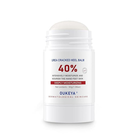 OUKEYA Urea Cream Stick 40 Percent,Heel Balm,Hand Cream and Foot Cream for Dry Cracked,Cracked Heel Treatment,Avoid Frostbite,40 Percent Urea Lotion for Feet Maximum Strength