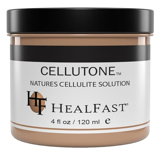 HealFast Cellutone Cellulite Reduction Cream 4 Oz – Suitable for Hips, Thighs, Buttocks, and Abdomen (Not for Face) – Blended with 70+ Egg Vitamins, Minerals, and Proteins