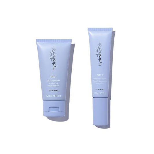 HydroPeptide Polish & Plump Face Peel Radiant Two-Step System, Boosts Firmness and Plumpness, 1 Set
