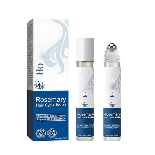 3% Rosemary Oil Hair Growth Serum Roll-On 30ml with Redensyl & Anagain, DHT-Blocking Scalp Treatment to Reduce Hair Fall & Help Thicker, Fuller Hair for Women & Men