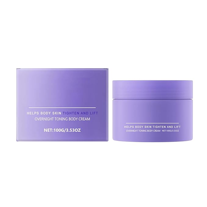 Overnight Toning Whip – Firming Body Cream for Skin Tightening and Anti-Wrinkle Action, Works While You Sleep, Reduces Loose Skin and Improves Firmness