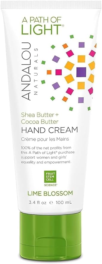 Andalou Naturals Lime Blossom Hand Cream, 3.4 Ounce