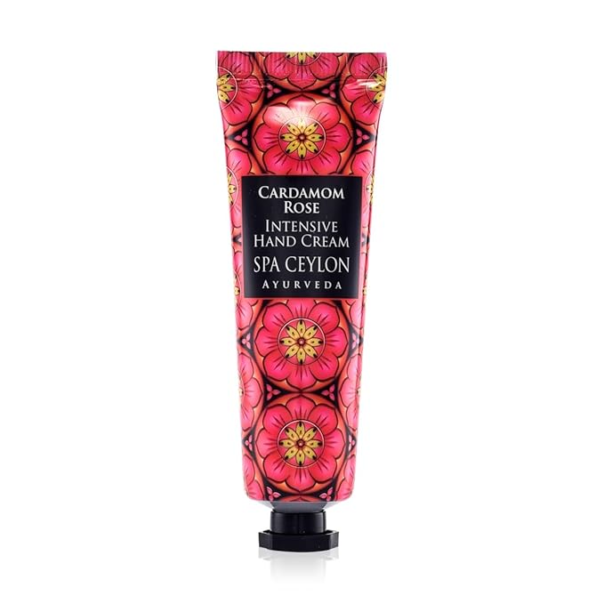 SPA CEYLON CARDAMOM ROSE Intensive Hand Cream | Revitalizing | Vitamin-Rich | 100% Vegetarian | Suitable for all skin types