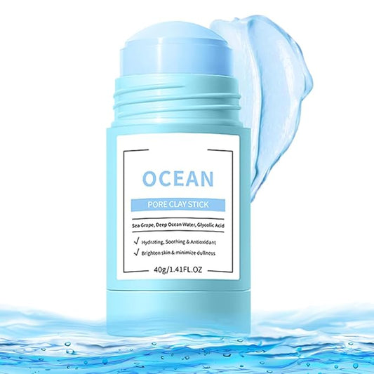 Clay Mask For Face Skincare, Blackhead Remover Face Mask with Blueberry Extract, Deep Pore Cleansing, Moisturizing, Skincare Facial Mask for Refining Pores and Controlling Oil, 40g/1.35oz