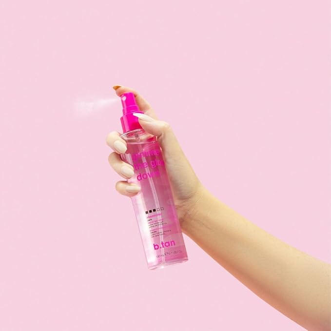 b.tan Dark Self Tan Foam & Face Mist Kit | b.tan + Glow Bundle - Sunless Tanning Mousse, Bronzing Gradual Facial + Body Spray, Mitt Applicator, 1 Hour Express, No Fake Tanner Smell, 6.7 Fl Oz