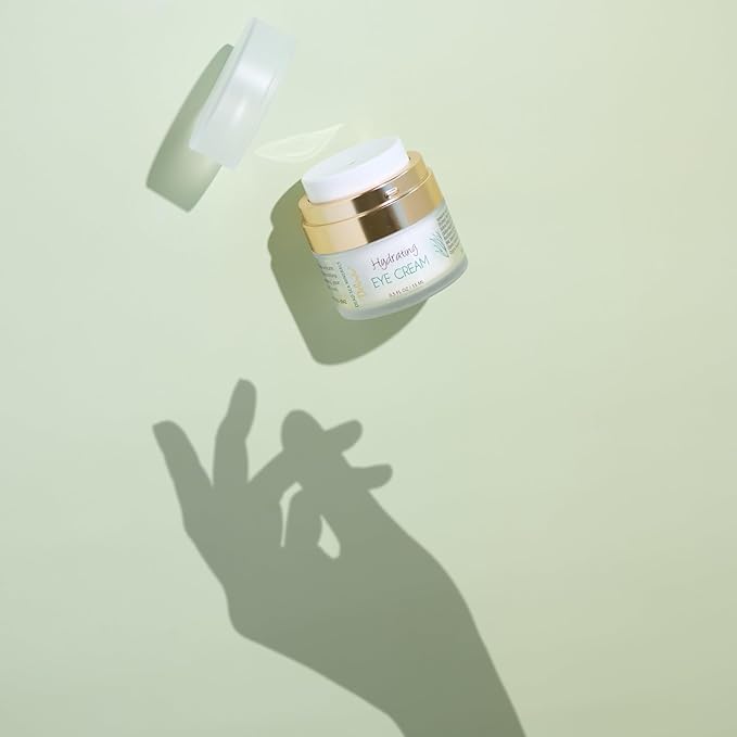 Deluvia Eye Cream Moisturizer, Under Eye and Around Eye Hydrating Eye Cream, Organic Aloe Vera, Vitamin E, Rosehip Seed Oil for Dry Skin and Wrinkles.(.5 Oz)