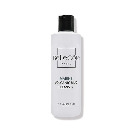 Marine Volcanic Mud Face Cleanser - Detoxifying Clay Oily & Combination Skin, Pore Reduction and Acne | Ideal Face Cleanser for Men & Women Especially After a Vigorous Workout
