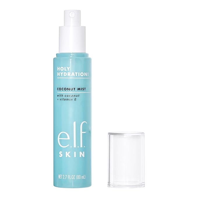 e.l.f. SKIN Holy Hydration! Hydrating Coconut Mist, Refreshes, Soothes & Invigorates Skin, Tropical Scent, 2.7 Fl Oz (Pack of 1)