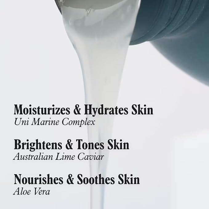 Uni Skin Shield Body Wash - Hydrating Shower Gel & Moisturizing Skin Cleanser - Enriched with Organic Aloe Vera, Kakadu Plum & Australian Caviar Lime - Ocean-Safe Body Care (375 ml)