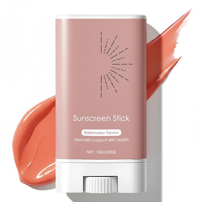 Face Sunscreen Stick, Travel Size Sunscreen, Mini Sunblock, No White Cast, Non-Greasy, Long-Lasting UV Protection, Sun Stick for Face and Body, Suitable for All Skin Types