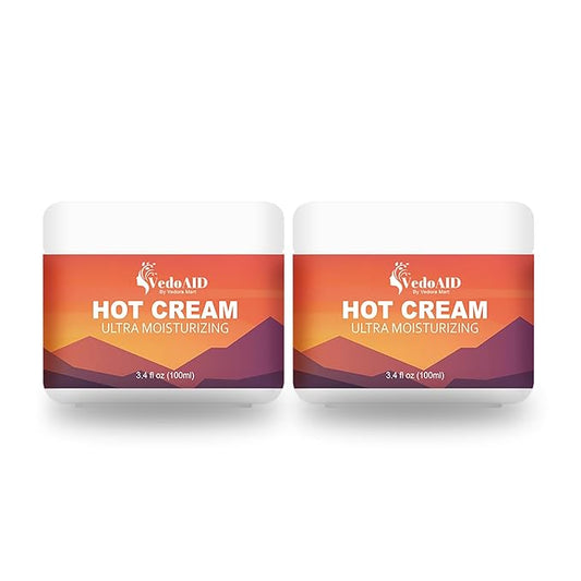 (2pc) Hot Firming Cream Sweat Enhancer, Skin Tightening and Cellulite Reduction Lotion for Stomach, Thighs and Butt, Ulta Moisturizing Pre and Post Workout Sweat Cream for Better Results (6.8 fl oz)