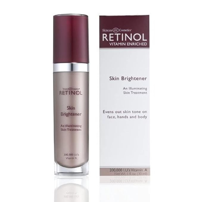 Retinol Skin Brightener – The Original Retinol Brand – Skin Tone Corrector Smooths & Rejuvenates Face for Healthy Glow – Minimizes Fine Lines & Wrinkles with Plant & Fruit Extracts, Vitamin A, C & E