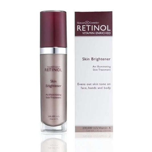 Retinol Skin Brightener – The Original Retinol Brand – Skin Tone Corrector Smooths & Rejuvenates Face for Healthy Glow – Minimizes Fine Lines & Wrinkles with Plant & Fruit Extracts, Vitamin A, C & E