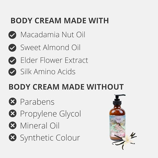 Barefoot Venus Macadamia Nut Oil and Almond Oil Body Cream 225 ML / 8 Oz (Vanilla Effect)