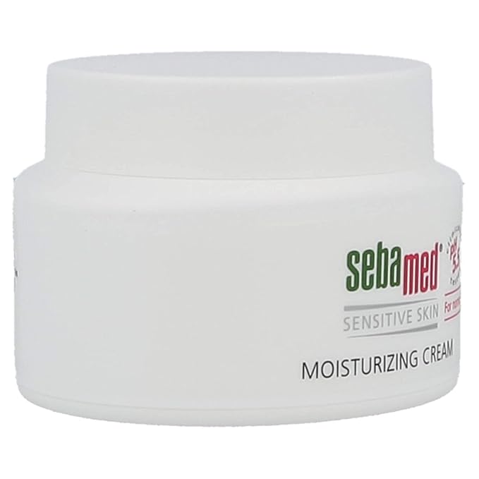 Sebamed Moisturizing Face Cream for Sensitive Skin Antioxidant pH 5.5 Vitamin E Hypoallergenic 2.6 Fluid Ounces (75mL) Ultra Hydrating Dermatologist Recommended Moisturizer (Pack of 3)