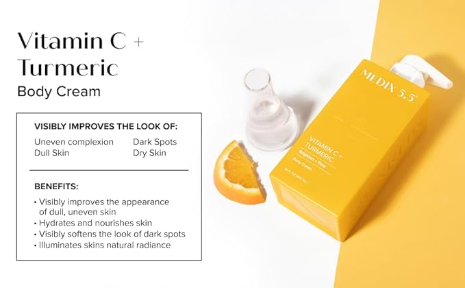 Medix 5.5 Vitamin C Cream Body Lotion & Face Moisturizer | Anti Aging Vitamin C Lotion For Women & Men Helps Soften The Look Of Dark Spots, Wrinkles, & Uneven Looking Skin Tone, 3OZ, 3PC Travel Size