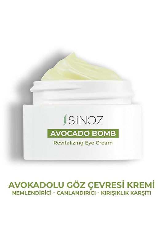 Avocado Eye Cream | Liposomal Caffeine & Matrixyl 3000 Peptides | Bright and Tight, Anti-Dark Circles, Eye Bags, Hydrating Under Eye Cream, Anti-Puffiness, Anti-Aging | 0.5 fl oz / 15 ml