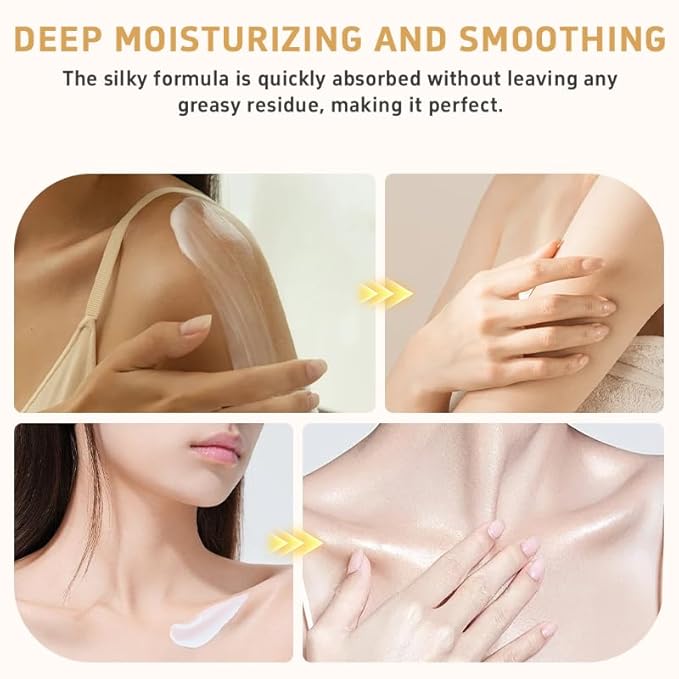 Champagne Lift & Firming Body Cream – Anti-Aging Skin Tightening with Lifting Formula | Hydrates Dry Skin, Fights Skin on Arms & Legs (Rose)