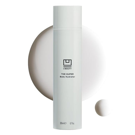 U Beauty The SUPER Body Hydrator - Mega-Dose Hyaluronic Acid Body Moisturizing Cream with Niacinamide and Squalane for Smooth, Bright, and Renewed-Looking Skin For Up To 48 Hours - 6.7 fl oz
