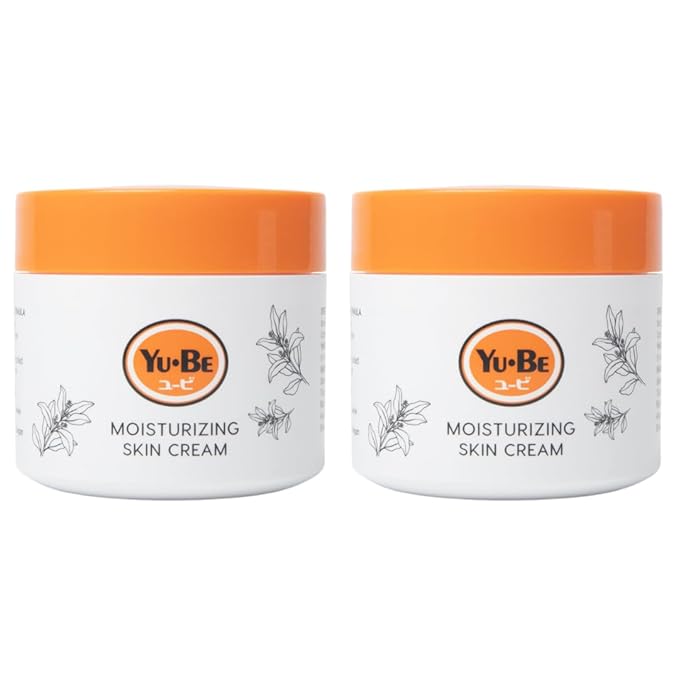 Yu-Be Moisturizing Skin Cream 4.4 Fl. Oz. Jar I Deeply Hydrating Non-Greasy Moisturizer for Severely Dry Skin I Soothing Camphor Calms, Cools, & Relieves Skin I Vitamins Repair & Nourish (2)