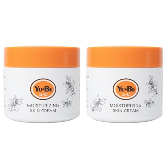 Yu-Be Moisturizing Skin Cream 4.4 Fl. Oz. Jar I Deeply Hydrating Non-Greasy Moisturizer for Severely Dry Skin I Soothing Camphor Calms, Cools, & Relieves Skin I Vitamins Repair & Nourish (2)