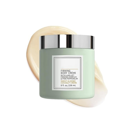 New Champagne Moisturizing Firming Body Creme for Hydrating, Skin Moisturizer Tightens, Hydrates Dry Skin on Arms, Legs, Belly & Neck - Day and Night - 1 Pack (Coconut, 8 Fl Oz/236 ML)