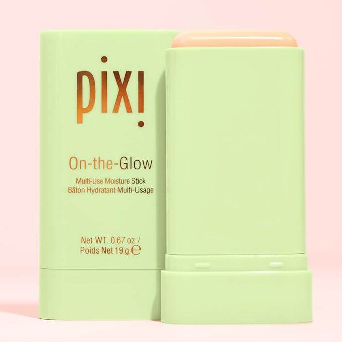 Pixi Beauty On-the-Glow | Colorless Solid Moisturizer Stick | Multi-Use Moisturizer | Travel-Friendly Hydration Anywhere You Go | 0.67 Oz