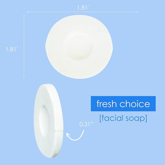 |0.85 OZ|50Pack| Bulk Hotel Soap|Individually Wrapped Travel Bars|Mini Trial size Toiletries| Motel Guest Bathroom Vacation Rentals Hospitality