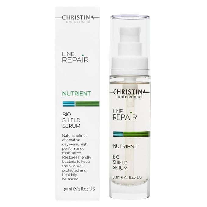 Christina Line Repair Nutrient Bio Shield Serum For Face - Protective Skin Barrier, Hydration Boost, Anti-Aging, Long-lasting Moisture, Face Serum For Dry, Normal, Sensitive Skin