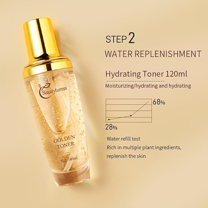 Snail Mucin Facial Skincare Kit for Women, Suitable for All Skin Types - Deep Moisturizing & Nourishing with Collagen, Ideal Gift - Skin Care Set