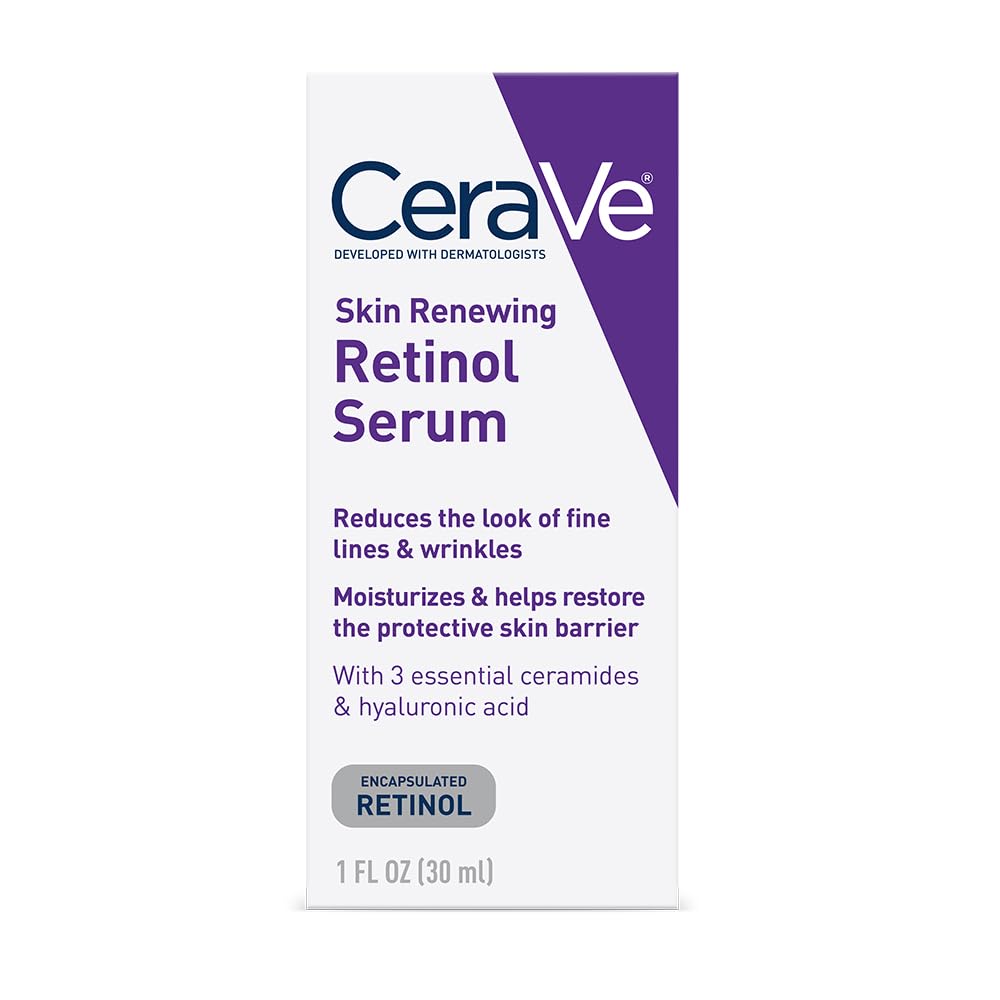 Anti Aging Retinol Serum for Face 💫 | Encapsulated Retinol + Hyaluronic Acid + Niacinamide & Ceramides 🌿 | Wrinkle & Fine Line Treatment | Gentle Brightening Serum for Sensitive Skin | Fragrance Free | 1 oz